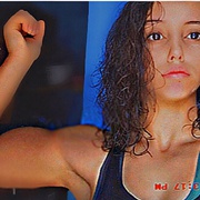 Teen muscle girl Fitness girl Rifia